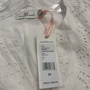 Vineyard Vines white eyelet dress size 00 new with tags
